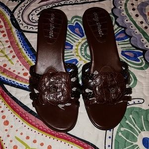 Brown sandles